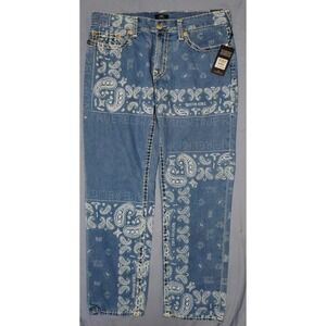 True Religion Men's‎ Bobby Super T Discharge Bandana Sz 38W x 32L